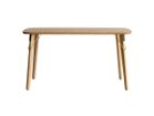 【イージーライフ/Easy Life / GOODS】のMEATH DINING TABLE / ミース ダイニングテーブル カーブ天板 + No.3脚(ブラス脚) サイズ:幅135cm|ID: prp329100001136786 ipo3291000000034037624