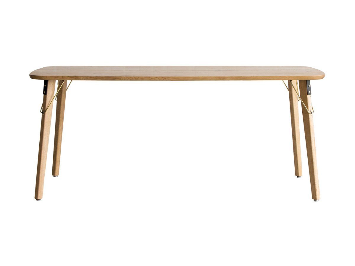 【イージーライフ/Easy Life / GOODS】のMEATH DINING TABLE / ミース ダイニングテーブル カーブ天板 + No.3脚(ブラス脚) インテリア・キッズ・メンズ・レディースファッション・服の通販 founy(ファニー) 　オイル　Body Oil　コーティング　Coating, Coated Finish　スタッズ　Studs, Metal Accents　テーブル　Table, Dining Table　ビンテージ　Vintage, Retro Style　ベーシック　Basic, Essential　メタリック　Metallic, Shiny Finish　ホーム・キャンプ・アウトドア・お取り寄せ　Home Living / Home & Lifestyle / Camping Gear / Outdoor Camping　家具・インテリア　Home Furniture & Interior. Stylish & Functional Living Spaces　テーブル　Dining, Coffee & Side Tables　ダイニングテーブル・食卓テーブル　Dining Tables　サイズ:幅170cm|ID: prp329100001136786 ipo3291000000034037626