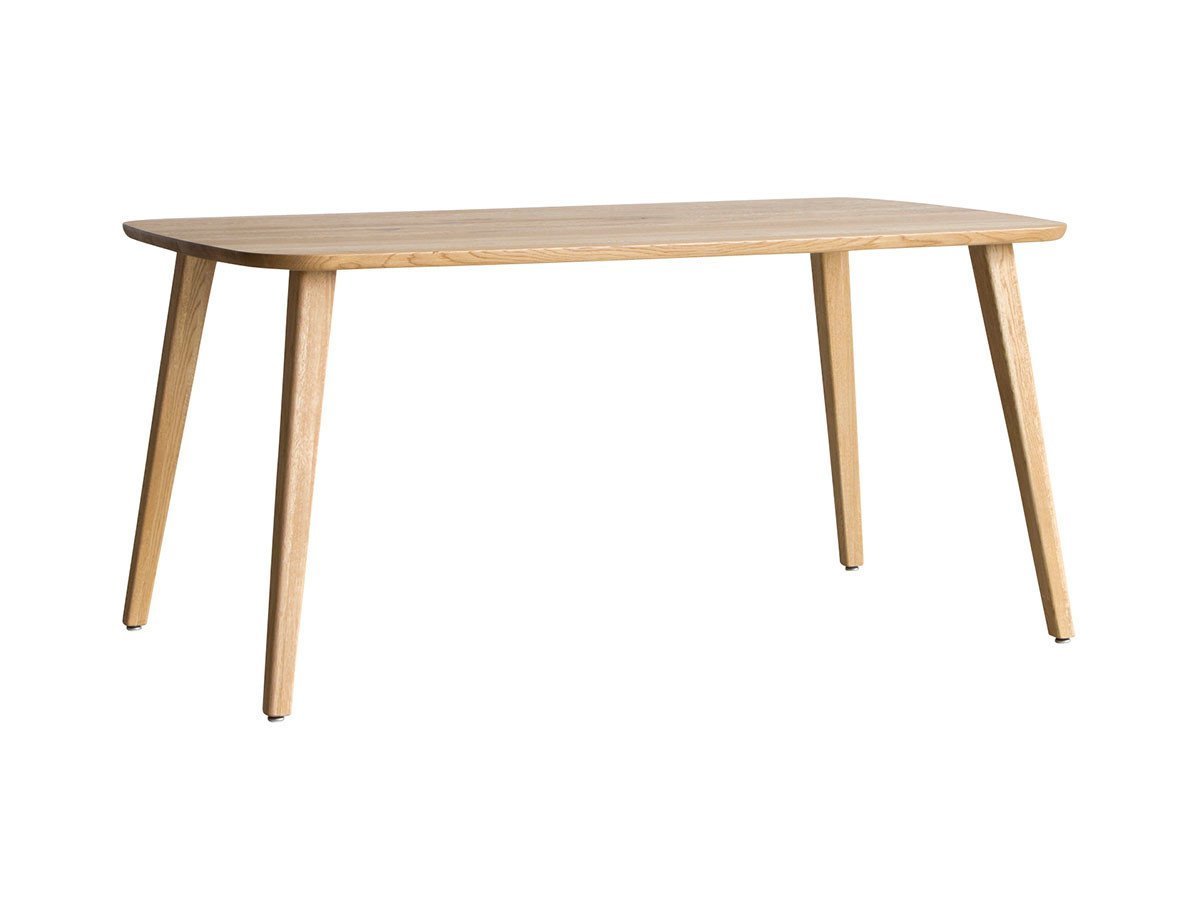 【イージーライフ/Easy Life / GOODS】のMEATH DINING TABLE / ミース ダイニングテーブル カーブ天板 + No.1脚(木角脚) インテリア・キッズ・メンズ・レディースファッション・服の通販 founy(ファニー) 　オイル　Oil　コーティング　Coating　テーブル　Table　ベーシック　Basic　おすすめ　Recommend　ホーム・キャンプ・アウトドア・お取り寄せ　Home,Garden,Outdoor,Camping Gear　家具・インテリア　Furniture　テーブル　Table　ダイニングテーブル　Dining Table　サイズ:幅150cm|ID: prp329100001136787 ipo3291000000007891593