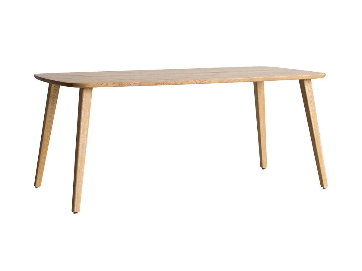 【イージーライフ/Easy Life / GOODS】のMEATH DINING TABLE / ミース ダイニングテーブル カーブ天板 + No.1脚(木角脚) インテリア・キッズ・メンズ・レディースファッション・服の通販 founy(ファニー) 　オイル　Oil　コーティング　Coating　テーブル　Table　ベーシック　Basic　おすすめ　Recommend　ホーム・キャンプ・アウトドア・お取り寄せ　Home,Garden,Outdoor,Camping Gear　家具・インテリア　Furniture　テーブル　Table　ダイニングテーブル　Dining Table　サイズ:幅170cm|ID: prp329100001136787 ipo3291000000007891595