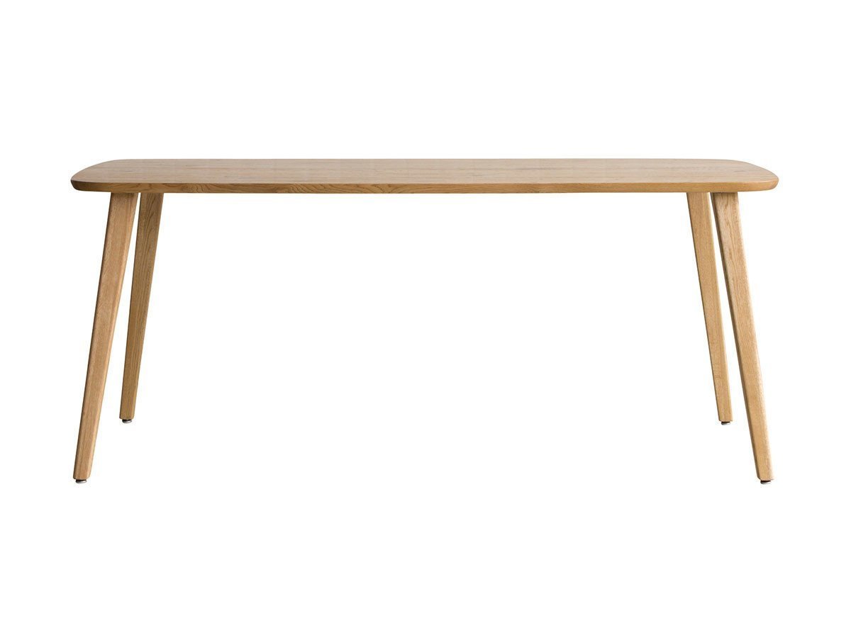 【イージーライフ/Easy Life / GOODS】のMEATH DINING TABLE / ミース ダイニングテーブル カーブ天板 + No.1脚(木角脚) インテリア・キッズ・メンズ・レディースファッション・服の通販 founy(ファニー) 　オイル　Oil　コーティング　Coating　テーブル　Table　ベーシック　Basic　おすすめ　Recommend　ホーム・キャンプ・アウトドア・お取り寄せ　Home,Garden,Outdoor,Camping Gear　家具・インテリア　Furniture　テーブル　Table　ダイニングテーブル　Dining Table　サイズ:幅170cm|ID: prp329100001136787 ipo3291000000007891600