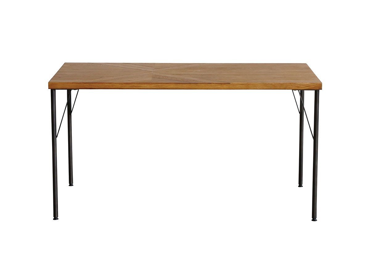 【ノットアンティークス/knot antiques / CRASH GATE / GOODS】のGYPSY DINING TABLE / ジプシー ダイニングテーブル アシンメトリー柄天板 + No.2脚(スチール丸脚) インテリア・キッズ・メンズ・レディースファッション・服の通販 founy(ファニー) 　アシンメトリー　Asymmetry　テーブル　Table　ビンテージ　Vintage　モダン　Modern　モチーフ　Motif　ホーム・キャンプ・アウトドア・お取り寄せ　Home,Garden,Outdoor,Camping Gear　家具・インテリア　Furniture　テーブル　Table　ダイニングテーブル　Dining Table　サイズ:幅138.5cm|ID: prp329100001150999 ipo3291000000007891119