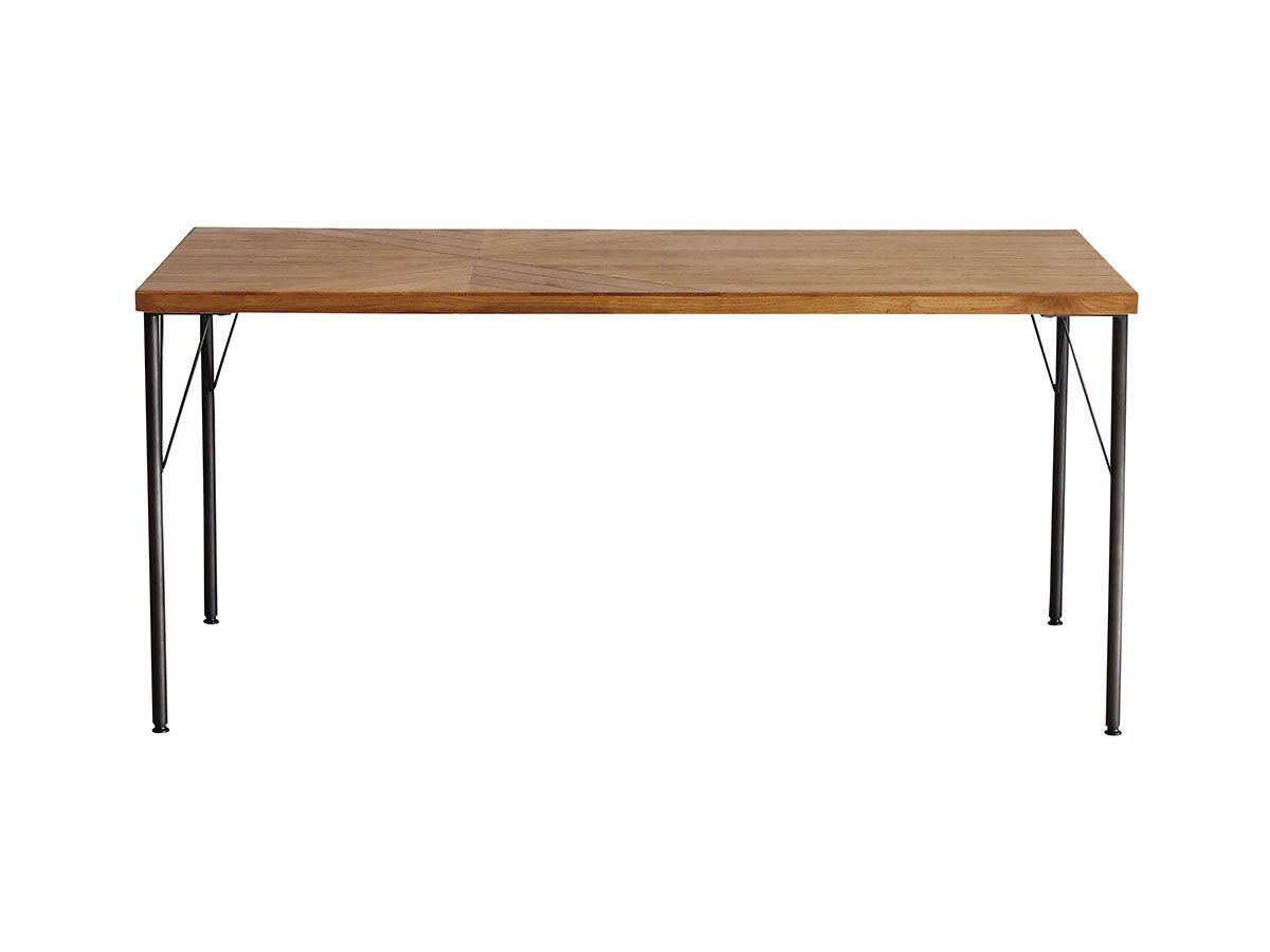 【ノットアンティークス/knot antiques / CRASH GATE / GOODS】のGYPSY DINING TABLE / ジプシー ダイニングテーブル アシンメトリー柄天板 + No.2脚(スチール丸脚) インテリア・キッズ・メンズ・レディースファッション・服の通販 founy(ファニー) 　アシンメトリー　Asymmetry　テーブル　Table　ビンテージ　Vintage　モダン　Modern　モチーフ　Motif　ホーム・キャンプ・アウトドア・お取り寄せ　Home,Garden,Outdoor,Camping Gear　家具・インテリア　Furniture　テーブル　Table　ダイニングテーブル　Dining Table　サイズ:幅158cm|ID: prp329100001150999 ipo3291000000007891120