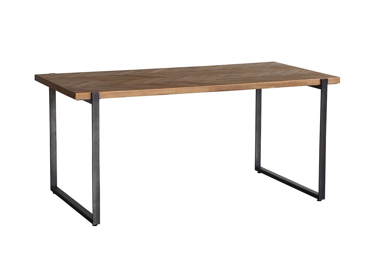 【ノットアンティークス/knot antiques / CRASH GATE / GOODS】のGYPSY DINING TABLE / ジプシー ダイニングテーブル ヘリンボーン柄天板 + No.4脚(ロの字脚) インテリア・キッズ・メンズ・レディースファッション・服の通販 founy(ファニー) 　シンプル　Simple　テーブル　Table　バランス　Balance　ビンテージ　Vintage　ヘリンボーン　Herringbone　モダン　Modern　モチーフ　Motif　ホーム・キャンプ・アウトドア・お取り寄せ　Home,Garden,Outdoor,Camping Gear　家具・インテリア　Furniture　テーブル　Table　ダイニングテーブル　Dining Table　サイズ:幅158cm|ID: prp329100001151001 ipo3291000000007891137