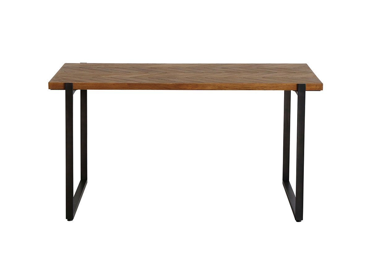 【ノットアンティークス/knot antiques / CRASH GATE / GOODS】のGYPSY DINING TABLE / ジプシー ダイニングテーブル ヘリンボーン柄天板 + No.4脚(ロの字脚) インテリア・キッズ・メンズ・レディースファッション・服の通販 founy(ファニー) 　シンプル　Simple　テーブル　Table　バランス　Balance　ビンテージ　Vintage　ヘリンボーン　Herringbone　モダン　Modern　モチーフ　Motif　ホーム・キャンプ・アウトドア・お取り寄せ　Home,Garden,Outdoor,Camping Gear　家具・インテリア　Furniture　テーブル　Table　ダイニングテーブル　Dining Table　サイズ:幅138.5cm|ID: prp329100001151001 ipo3291000000007891143