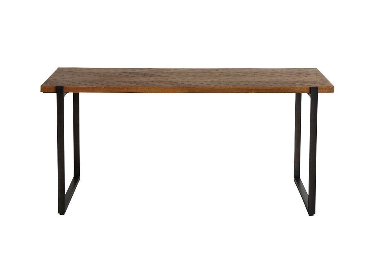 【ノットアンティークス/knot antiques / CRASH GATE / GOODS】のGYPSY DINING TABLE / ジプシー ダイニングテーブル ヘリンボーン柄天板 + No.4脚(ロの字脚) インテリア・キッズ・メンズ・レディースファッション・服の通販 founy(ファニー) 　シンプル　Simple　テーブル　Table　バランス　Balance　ビンテージ　Vintage　ヘリンボーン　Herringbone　モダン　Modern　モチーフ　Motif　ホーム・キャンプ・アウトドア・お取り寄せ　Home,Garden,Outdoor,Camping Gear　家具・インテリア　Furniture　テーブル　Table　ダイニングテーブル　Dining Table　サイズ:幅158cm|ID: prp329100001151001 ipo3291000000007891144