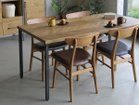 【ノットアンティークス/knot antiques / CRASH GATE / GOODS】のGYPSY DINING TABLE / ジプシー ダイニングテーブル ヘリンボーン柄天板 + No.4脚(ロの字脚) 天板参考イメージ(サイズ:幅158cm)|ID: prp329100001151001 ipo3291000000007891148