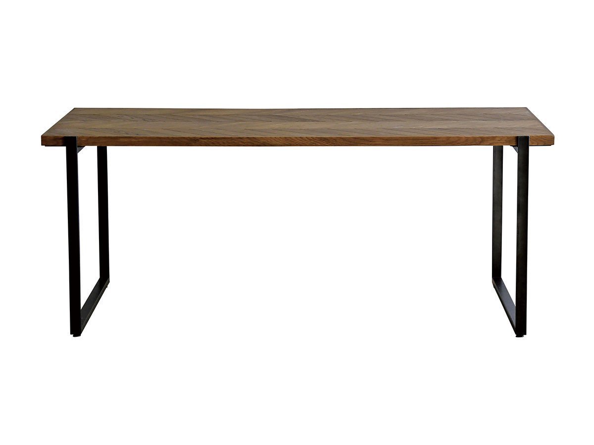 【ノットアンティークス/knot antiques / CRASH GATE / GOODS】のGYPSY DINING TABLE / ジプシー ダイニングテーブル ヘリンボーン柄天板 + No.4脚(ロの字脚) インテリア・キッズ・メンズ・レディースファッション・服の通販 founy(ファニー) 　シンプル　Simple, Minimal　テーブル　Table, Dining Table　バランス　Balance, Style Balance　ビンテージ　Vintage, Retro Style　モダン　Modern, Contemporary　モチーフ　Motif, Design Theme　ホーム・キャンプ・アウトドア・お取り寄せ　Home Living / Home & Lifestyle / Camping Gear / Outdoor Camping　家具・インテリア　Home Furniture & Interior. Stylish & Functional Living Spaces　テーブル　Dining, Coffee & Side Tables　ダイニングテーブル・食卓テーブル　Dining Tables　サイズ:幅177.5cm|ID: prp329100001151001 ipo3291000000030225600