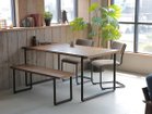 【ノットアンティークス/knot antiques / CRASH GATE / GOODS】のGYPSY DINING TABLE / ジプシー ダイニングテーブル ヘリンボーン柄天板 + No.4脚(ロの字脚) 脚部参考イメージ|ID: prp329100001151001 ipo3291000000030225609