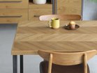 【ノットアンティークス/knot antiques / CRASH GATE / GOODS】のGYPSY DINING TABLE / ジプシー ダイニングテーブル ヘリンボーン柄天板 + No.4脚(ロの字脚) 天板参考イメージ|ID: prp329100001151001 ipo3291000000030225649