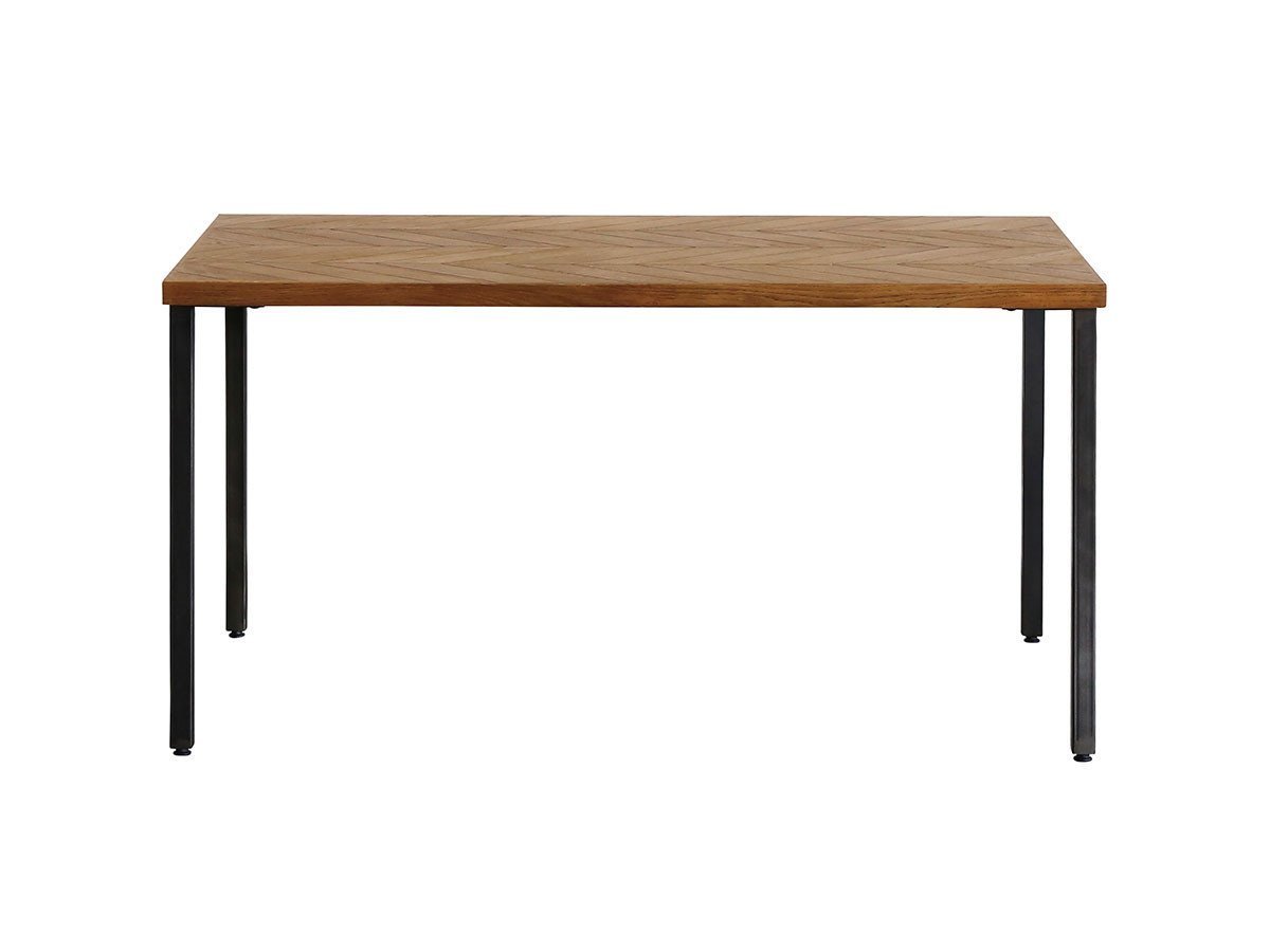 【ノットアンティークス/knot antiques / CRASH GATE / GOODS】のGYPSY DINING TABLE / ジプシー ダイニングテーブル ヘリンボーン柄天板 + No.3脚(スチール角脚) インテリア・キッズ・メンズ・レディースファッション・服の通販 founy(ファニー) 　シンプル　Simple, Minimal　テーブル　Table, Dining Table　ビンテージ　Vintage, Retro Style　フォルム　Silhouette, Form　モダン　Modern, Contemporary　モチーフ　Motif, Design Theme　おすすめ　Recommended / Our Picks　ホーム・キャンプ・アウトドア・お取り寄せ　Home Living / Home & Lifestyle / Camping Gear / Outdoor Camping　家具・インテリア　Home Furniture & Interior. Stylish & Functional Living Spaces　テーブル　Dining, Coffee & Side Tables　ダイニングテーブル・食卓テーブル　Dining Tables　サイズ:幅138.5cm|ID: prp329100001151002 ipo3291000000030225731