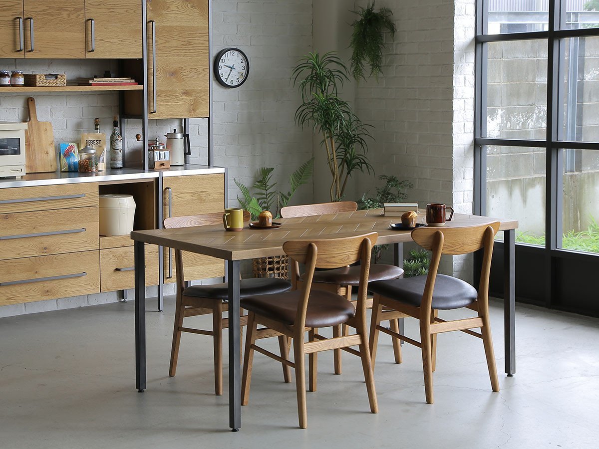【ノットアンティークス/knot antiques / CRASH GATE / GOODS】のGYPSY DINING TABLE / ジプシー ダイニングテーブル ヘリンボーン柄天板 + No.3脚(スチール角脚) 人気、トレンドファッション・服の通販 founy(ファニー) 　シンプル　Simple, Minimal　テーブル　Table, Dining Table　ビンテージ　Vintage, Retro Style　フォルム　Silhouette, Form　モダン　Modern, Contemporary　モチーフ　Motif, Design Theme　おすすめ　Recommended / Our Picks　ホーム・キャンプ・アウトドア・お取り寄せ　Home Living / Home & Lifestyle / Camping Gear / Outdoor Camping　家具・インテリア　Home Furniture & Interior. Stylish & Functional Living Spaces　テーブル　Dining, Coffee & Side Tables　ダイニングテーブル・食卓テーブル　Dining Tables　other-5|ID: prp329100001151002 ipo3291000000031524464