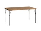 【ノットアンティークス/knot antiques / CRASH GATE / GOODS】のGYPSY DINING TABLE / ジプシー ダイニングテーブル ヘリンボーン柄天板 + No.2脚(スチール丸脚) サイズ:幅138.5cm|ID: prp329100001151003 ipo3291000000030225789
