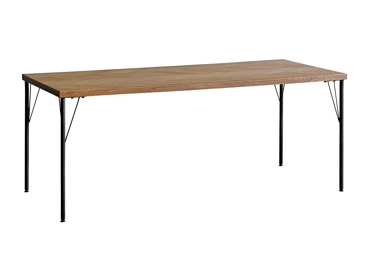 【ノットアンティークス/knot antiques / CRASH GATE / GOODS】のGYPSY DINING TABLE / ジプシー ダイニングテーブル ヘリンボーン柄天板 + No.2脚(スチール丸脚) 人気、トレンドファッション・服の通販 founy(ファニー) 　シンプル　Simple, Minimal　テーブル　Table, Dining Table　ビンテージ　Vintage, Retro Style　モダン　Modern, Contemporary　モチーフ　Motif, Design Theme　ホーム・キャンプ・アウトドア・お取り寄せ　Home Living / Home & Lifestyle / Camping Gear / Outdoor Camping　家具・インテリア　Home Furniture & Interior. Stylish & Functional Living Spaces　テーブル　Dining, Coffee & Side Tables　ダイニングテーブル・食卓テーブル　Dining Tables　other-3|ID: prp329100001151003 ipo3291000000031524472