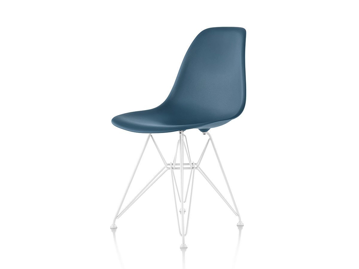 【ハーマンミラー/Herman Miller / GOODS】のEames Molded Plastic Side Shell Chair / イームズ プラスチックサイドシェルチェア ワイヤーベース / ホワイト脚 DSR. 91 インテリア・キッズ・メンズ・レディースファッション・服の通販 founy(ファニー) 　シンプル　Simple　人気　Popularity　フォルム　Form　ワイヤー　Wire　ホーム・キャンプ・アウトドア・お取り寄せ　Home,Garden,Outdoor,Camping Gear　家具・インテリア　Furniture　チェア・椅子　Chair　ダイニングチェア　Dining Chair　シェルピーコックブルー|ID: prp329100001178542 ipo3291000000007890230