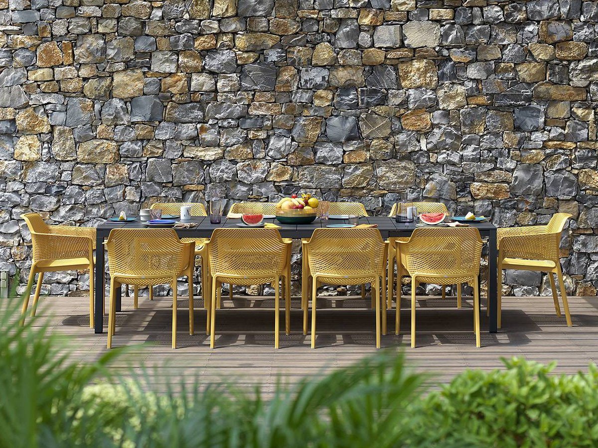 【ナルディ/NARDI / GOODS】のRio Dining Table / リオ ダイニングテーブル インテリア・キッズ・メンズ・レディースファッション・服の通販 founy(ファウニー) 　コンパクト　Compact, Small Size　シンプル　Simple, Minimal　スリット　Slit, Slit Detail　テーブル　Table, Dining Table　ホーム・キャンプ・アウトドア・お取り寄せ　Home Living / Home & Lifestyle / Camping Gear / Outdoor Camping　家具・インテリア　Home Furniture & Interior. Stylish & Functional Living Spaces　テーブル　Dining, Coffee & Side Tables　ダイニングテーブル・食卓テーブル　Dining Tables　参考イメージ|ID: prp329100001210792 ipo3291000000037091226