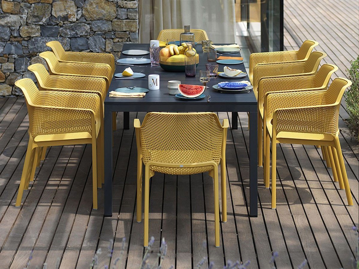 【ナルディ/NARDI / GOODS】のRio Dining Table / リオ ダイニングテーブル インテリア・キッズ・メンズ・レディースファッション・服の通販 founy(ファウニー) 　コンパクト　Compact, Small Size　シンプル　Simple, Minimal　スリット　Slit, Slit Detail　テーブル　Table, Dining Table　ホーム・キャンプ・アウトドア・お取り寄せ　Home Living / Home & Lifestyle / Camping Gear / Outdoor Camping　家具・インテリア　Home Furniture & Interior. Stylish & Functional Living Spaces　テーブル　Dining, Coffee & Side Tables　ダイニングテーブル・食卓テーブル　Dining Tables　参考イメージ|ID: prp329100001210792 ipo3291000000037091227