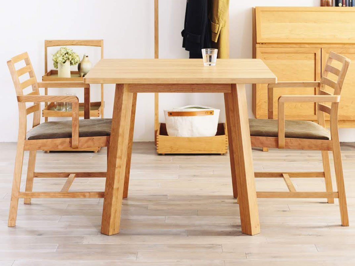 【広松木工/Hiromatsu Furniture / GOODS】のCORNICE / コルニーチェ スクエアダイニングテーブル 085 インテリア・キッズ・メンズ・レディースファッション・服の通販 founy(ファニー) 　送料無料　Free Shipping　オイル　Oil　シンプル　Simple　テーブル　Table　フラット　Flat　抗菌　Antibacterial　ホーム・キャンプ・アウトドア・お取り寄せ　Home,Garden,Outdoor,Camping Gear　家具・インテリア　Furniture　テーブル　Table　ダイニングテーブル　Dining Table　ホーム・キャンプ・アウトドア・お取り寄せ　Home,Garden,Outdoor,Camping Gear　家具・インテリア　Furniture　テーブル　Table　カフェテーブル　Cafe Table　天板、脚部:チェリー|ID: prp329100001227439 ipo3291000000030218135