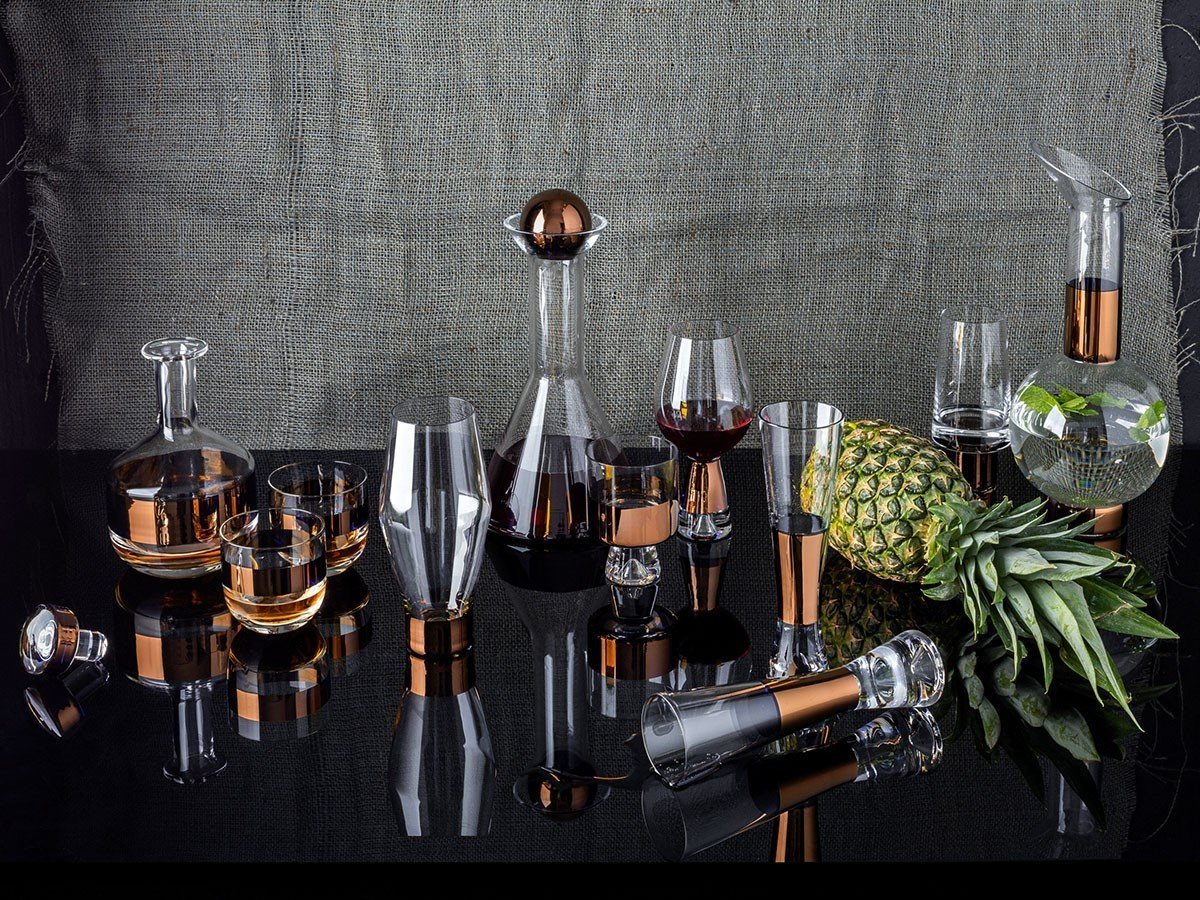 【トム ディクソン/Tom Dixon / GOODS】のTank Wine Glasses 2P Copper / タンク ワイングラス 2脚セット(コッパー) 人気、トレンドファッション・服の通販 founy(ファニー) 　送料無料　Free Shipping　ガラス　Glass　グラス　Glass　コレクション　Collection　タンク　Tank　テーブル　Table　手描き　Hand Drawn　other-5|ID: prp329100001235883 ipo3291000000031485570