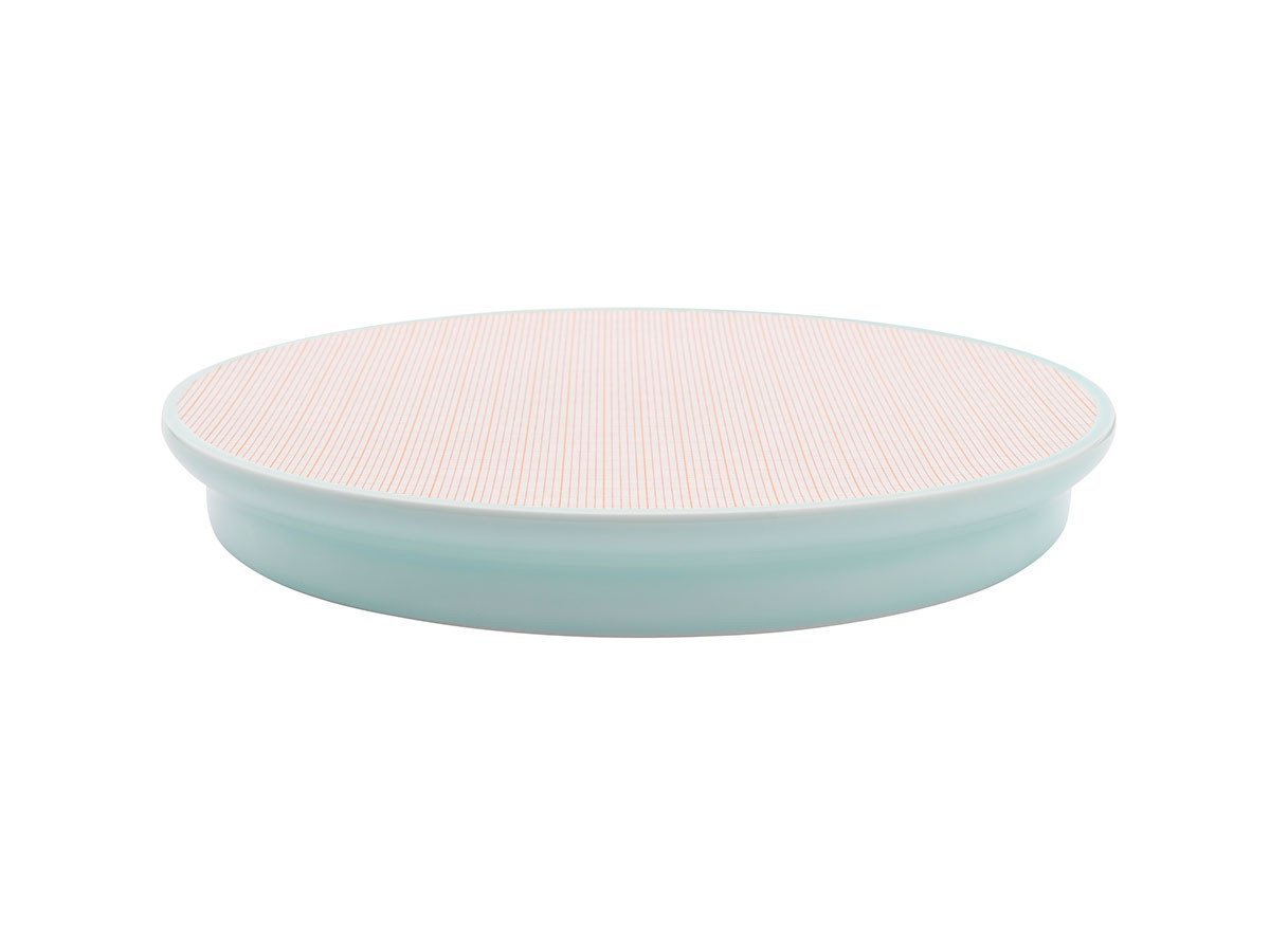 【イチロクイチロクアリタジャパン/1616 / arita japan / GOODS】の1616 / S&B “Colour Porcelain” S&B Platter / 1616 / S&B “カラーポーセリン” S&B プラッター インテリア・キッズ・メンズ・レディースファッション・服の通販 founy(ファニー) 　送料無料　Free Shipping　テーブル　Table　プレート　Plate　皿　Dish　ライトブルー × オレンジグリッド|ID: prp329100001235929 ipo3291000000030200458