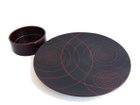 【川連漆器/Kawatsura SHI-KI / GOODS】のHAMON / 波紋大皿 お揃いの小鉢もございます。|ID:prp329100001235985