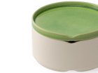 【ハス/HASU / GOODS】のGREEN CRACKLE Stacking bowl M with lid / 緑貫入 蓋付重ね中鉢 「白貫入」の中鉢に「緑貫入」の蓋を組み合わせた蓋付中鉢。くぼみにはスプーンなどを置くことができ、差し|ID:prp329100001236095