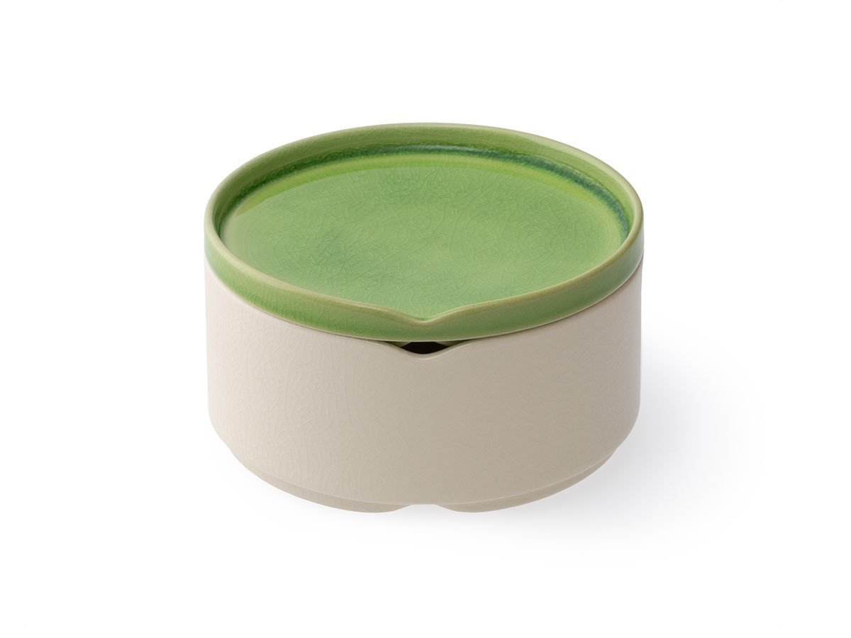 【ハス/HASU / GOODS】のGREEN CRACKLE Stacking bowl M with lid / 緑貫入 蓋付重ね中鉢 インテリア・キッズ・メンズ・レディースファッション・服の通販 founy(ファニー) 　シンプル　Simple　テーブル　Table　フォルム　Form　エレガント 上品　Elegant　皿　Dish　-|ID: prp329100001236095 ipo3291000000030210312
