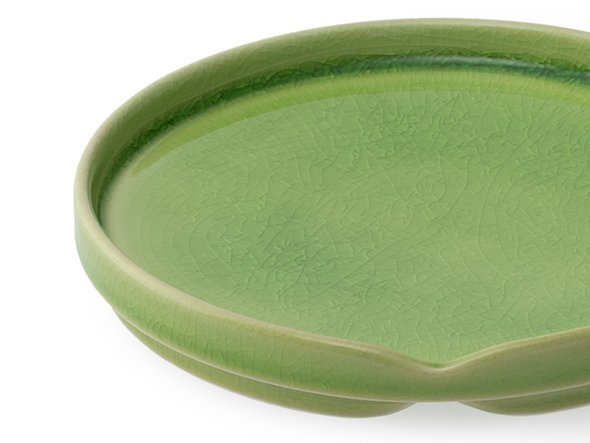 【ハス/HASU / GOODS】のGREEN CRACKLE Stacking bowl M with lid / 緑貫入 蓋付重ね中鉢 インテリア・キッズ・メンズ・レディースファッション・服の通販 founy(ファニー) 　シンプル　Simple　テーブル　Table　フォルム　Form　エレガント 上品　Elegant　皿　Dish　蓋部分は外して中皿としてもお使いいただけます。|ID: prp329100001236095 ipo3291000000030210325