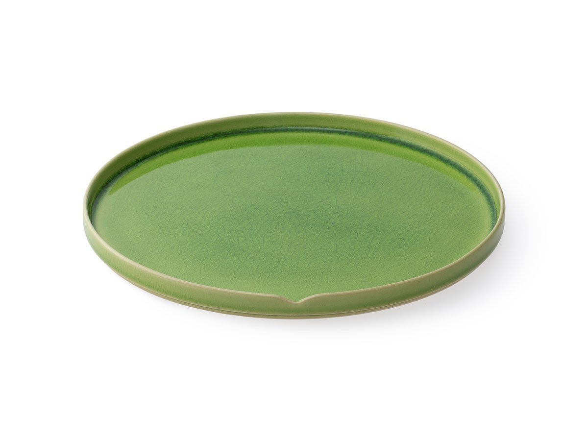 【ハス/HASU / GOODS】のGREEN CRACKLE Plate L / 緑貫入 大皿 インテリア・キッズ・メンズ・レディースファッション・服の通販 founy(ファニー) 　シンプル　Simple　テーブル　Table　フォルム　Form　プレート　Plate　エレガント 上品　Elegant　皿　Dish　-|ID: prp329100001236096 ipo3291000000030210268
