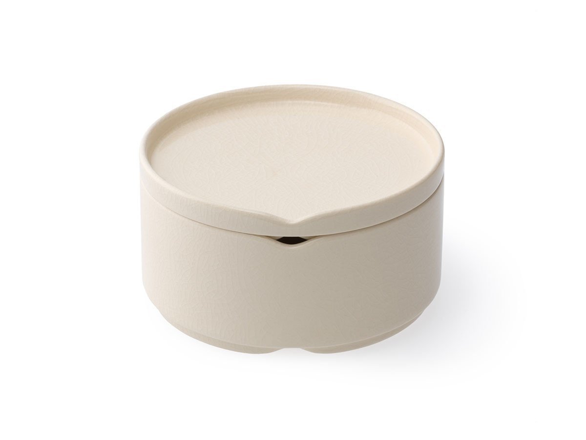 【ハス/HASU / GOODS】のWHITE CRACKLE Stacking bowl M with lid / 白貫入 蓋付重ね中鉢 人気、トレンドファッション・服の通販 founy(ファニー) シンプル Simple, Minimal テーブル Table, Dining Table フォルム Silhouette, Form エレガント 上品 Elegant 皿 Plate, Dish other-1|ID: prp329100001236099 ipo3291000000030203279