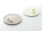【セキテイ/CEKITAY / GOODS】のLine Plate / せん プレート L(はくさ) 人気、トレンドファッション・服の通販 founy(ファニー) ダイヤモンド Diamond テーブル Table プレート Plate 皿 Dish thumbnail 左:同シリーズ「えん プレート L(いし)」、右:本商品|ID: prp329100001236168 ipo3291000000030203931