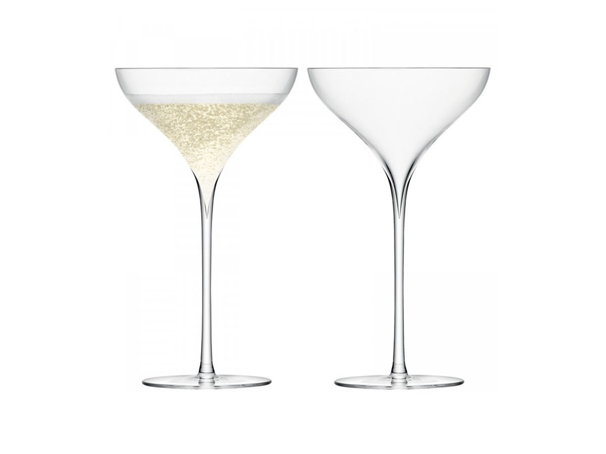 【エルエスエー インターナショナル/LSA international / GOODS】のSAVOY CHAMPAGNE SAUCER SET2 / サボイ シャンパンソーサー 2脚セット 人気、トレンドファッション・服の通販 founy(ファニー) 　ガラス　Glass　グラス　Glass　シンプル　Simple　テーブル　Table　 other-1|ID: prp329100001236296 ipo3291000000030204638