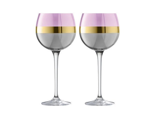 【エルエスエー インターナショナル/LSA international / GOODS】のBANGLE BALLOON GLASS SET2 / バングル バルーングラス 2脚セット インテリア・キッズ・メンズ・レディースファッション・服の通販 founy(ファニー) 　おすすめ　Recommend　ギフト プレゼント　Gift Present　グラス　Glass　テーブル　Table　ハンド　Hand　バルーン　Balloon　バングル　Bangle　ボックス　Box　ローズ|ID: prp329100001236373 ipo3291000000030204975