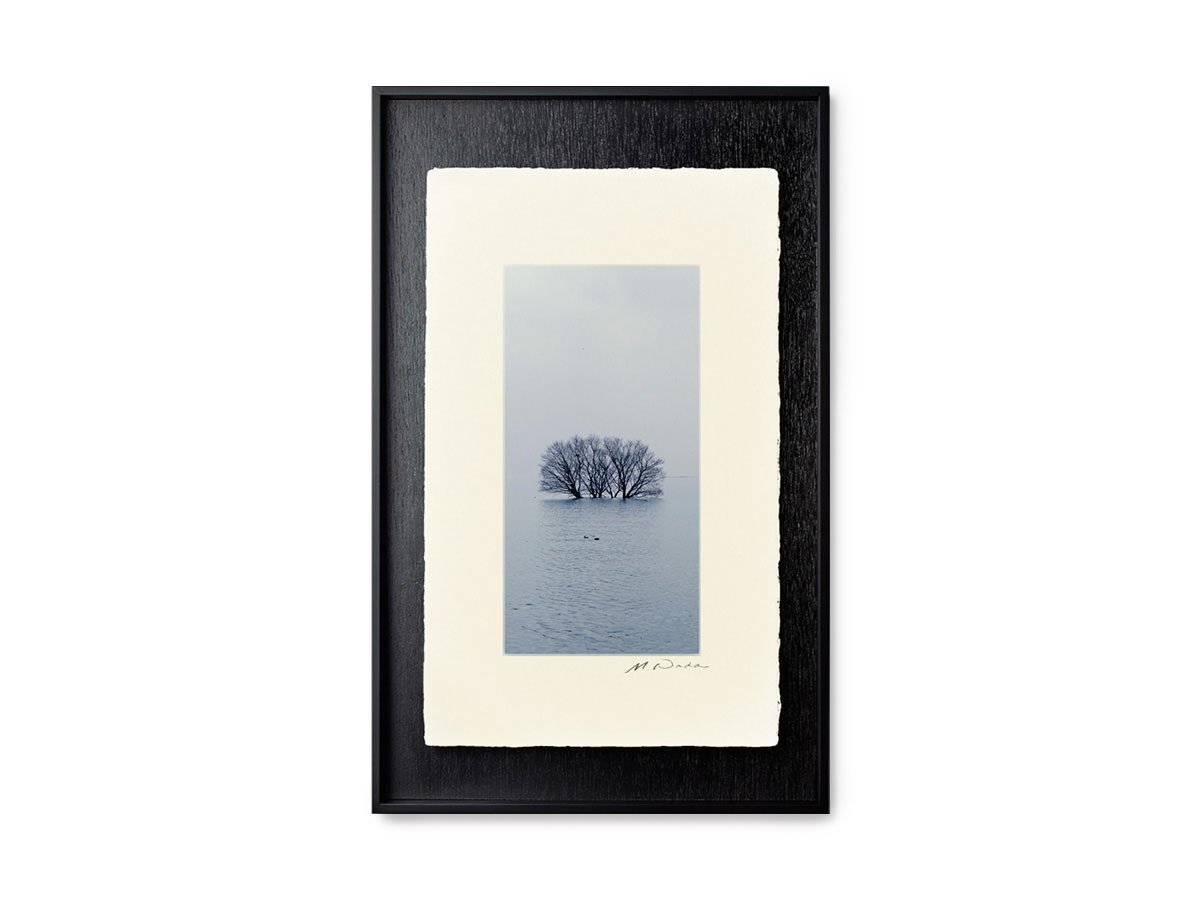 【アイグレボゥ/IGREBOW / GOODS】の日本 冬の琵琶湖 / 日本 冬の琵琶湖 1 × 2[ J-612-48 ] インテリア・キッズ・メンズ・レディースファッション・服の通販 founy(ファニー) 　送料無料　Free Shipping　フラット　Flat　プリント　Print　モダン　Modern　ランダム　Random　冬　Winter　額装タイプ:和紙用木製額|ID: prp329100001236468 ipo3291000000030207105