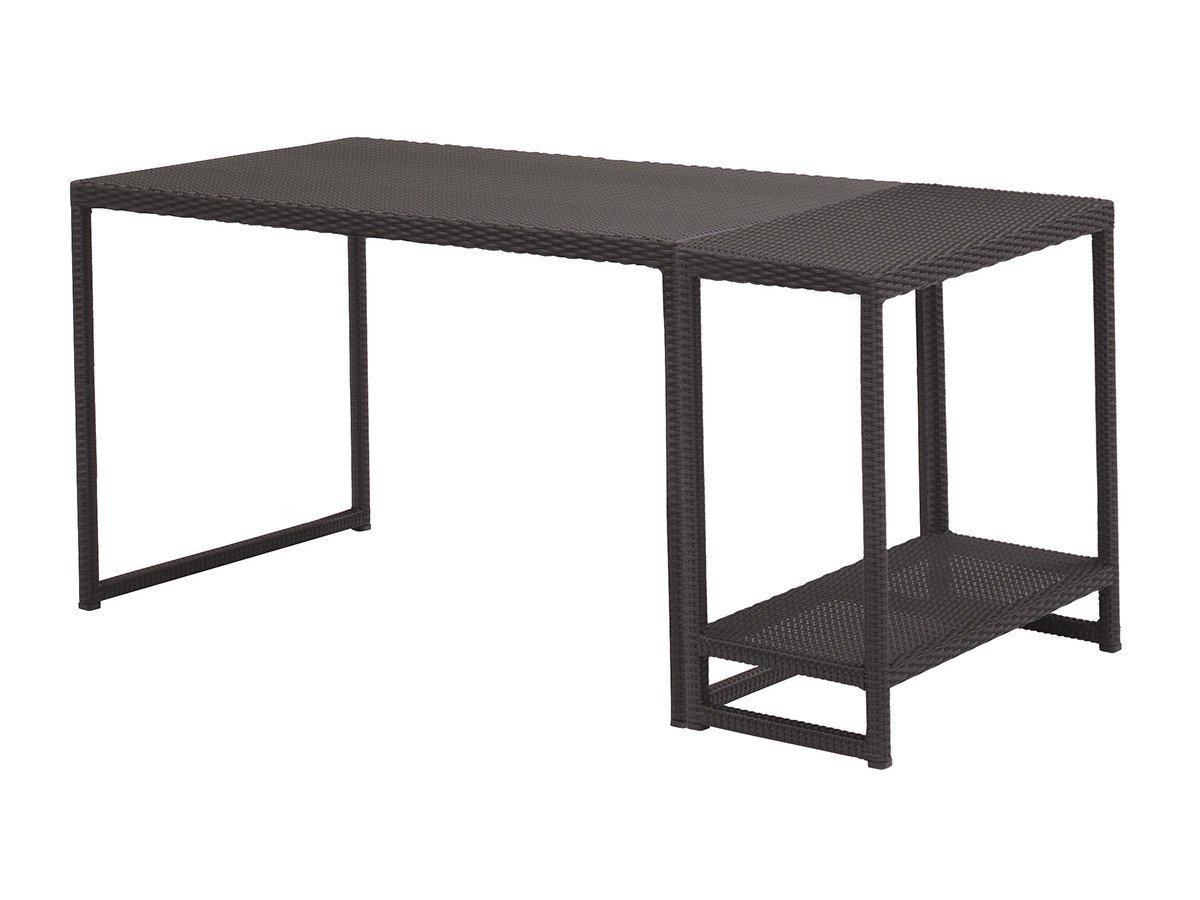 【ロムガーデン/Loom Garden / GOODS】のNiwaza Simple Square Table / 庭座 シンプルスクエアテーブル インテリア・キッズ・メンズ・レディースファッション・服の通販 founy(ファニー) 　アウトドア　Outdoor　ガーデン　Garden　テーブル　Table　ベーシック　Basic　ラタン　Rattan　同シリーズのシェルフと奥行きが揃うため、並べることで天板を広く使うことができます。|ID: prp329100001236685 ipo3291000000025307534