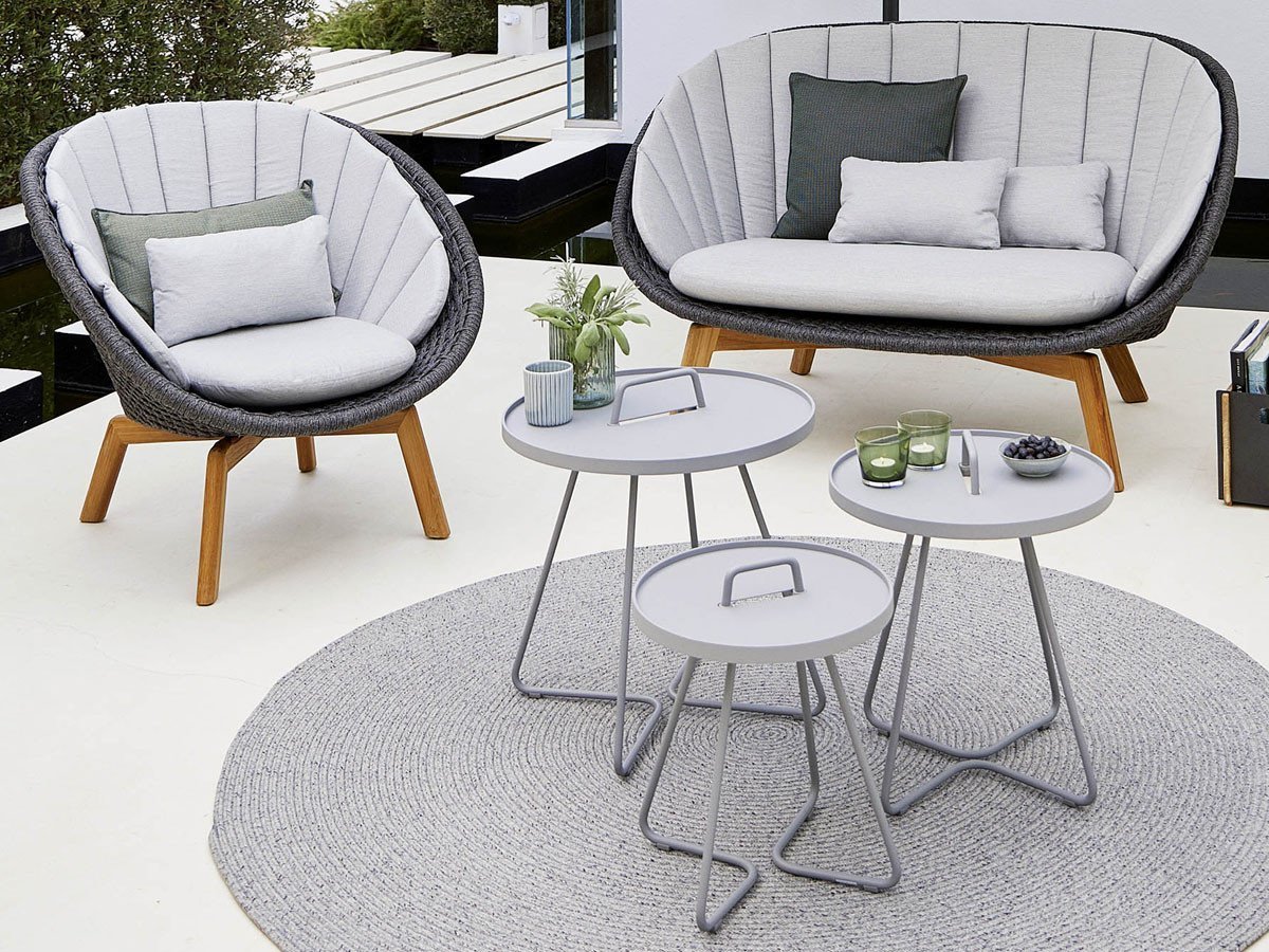 【ケインライン/Cane-line / GOODS】のPeacock Lounge Chair / ピーコック ラウンジチェアー インテリア・キッズ・メンズ・レディースファッション・服の通販 founy(ファニー) 　アウトドア　Outdoor Clothing　クッション　Cushion, Throw Pillow　シルバー　Silver, Metallic Silver　フレーム　Frame, Outline　ラタン　Rattan, Woven Rattan　リラックス　Relax, Relaxed Fit　参考イメージ|ID: prp329100001236745 ipo3291000000035323166