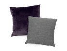 【マスターウォール/MASTERWAL / GOODS】のCUSHION A-TYPE / クッション Aタイプ マチ無 [左]サイズ:55 × 55cm、張地:ルクソール グレープ(ファブリック3)|ID: prp329100001236842 ipo3291000000030180914
