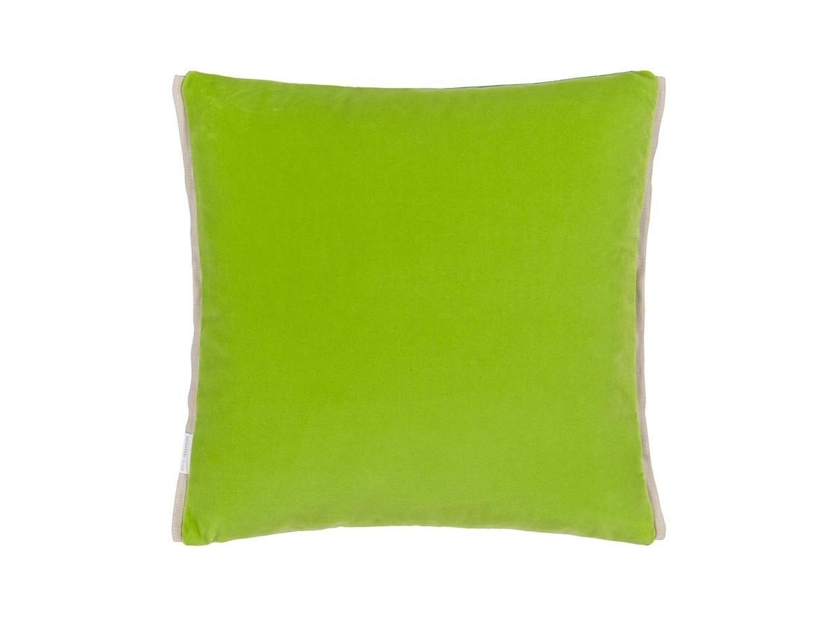 【デザイナーズ ギルド/DESIGNERS GUILD / GOODS】のVarese Cushion / バレーゼ クッション 43 × 43cm インテリア・キッズ・メンズ・レディースファッション・服の通販 founy(ファニー) 　クッション　Cushion　パターン　Pattern　フェザー　Feather　ベルベット　Velvet　リバーシブル　Reversible　ホーム・キャンプ・アウトドア・お取り寄せ　Home,Garden,Outdoor,Camping Gear　家具・インテリア　Furniture　その他 インテリア雑貨、家具　Furniture, Interior, Others　ビリジアン & アップル(裏面)|ID: prp329100001236869 ipo3291000000027288589