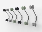 【マジス/MAGIS / GOODS】のOfficina Wall coat hanger / オフィチーナ ウォールコートハンガー ゴム(左から)ブラック、グレイ、グリーン|ID: prp329100001236901 ipo3291000000030215820