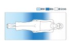 【エアウィーヴ/airweave / GOODS】のairweave bedmattress L01 / エアウィーヴ ベッドマットレス L01 トッパーの中で硬さと柔らかさを同時に表現。腰の部分を硬くし、睡眠中の腰への負担を軽減します。|ID:prp329100001237039