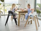 【ストッケ/STOKKE / GOODS】のSTOKKE STEPS / ストッケ ステップス チェア 左 / ブラック ブラック、右 / ホワイト ナチュラル、クッションの付属:クッション追加|ID: prp329100001241763 ipo3291000000030222596