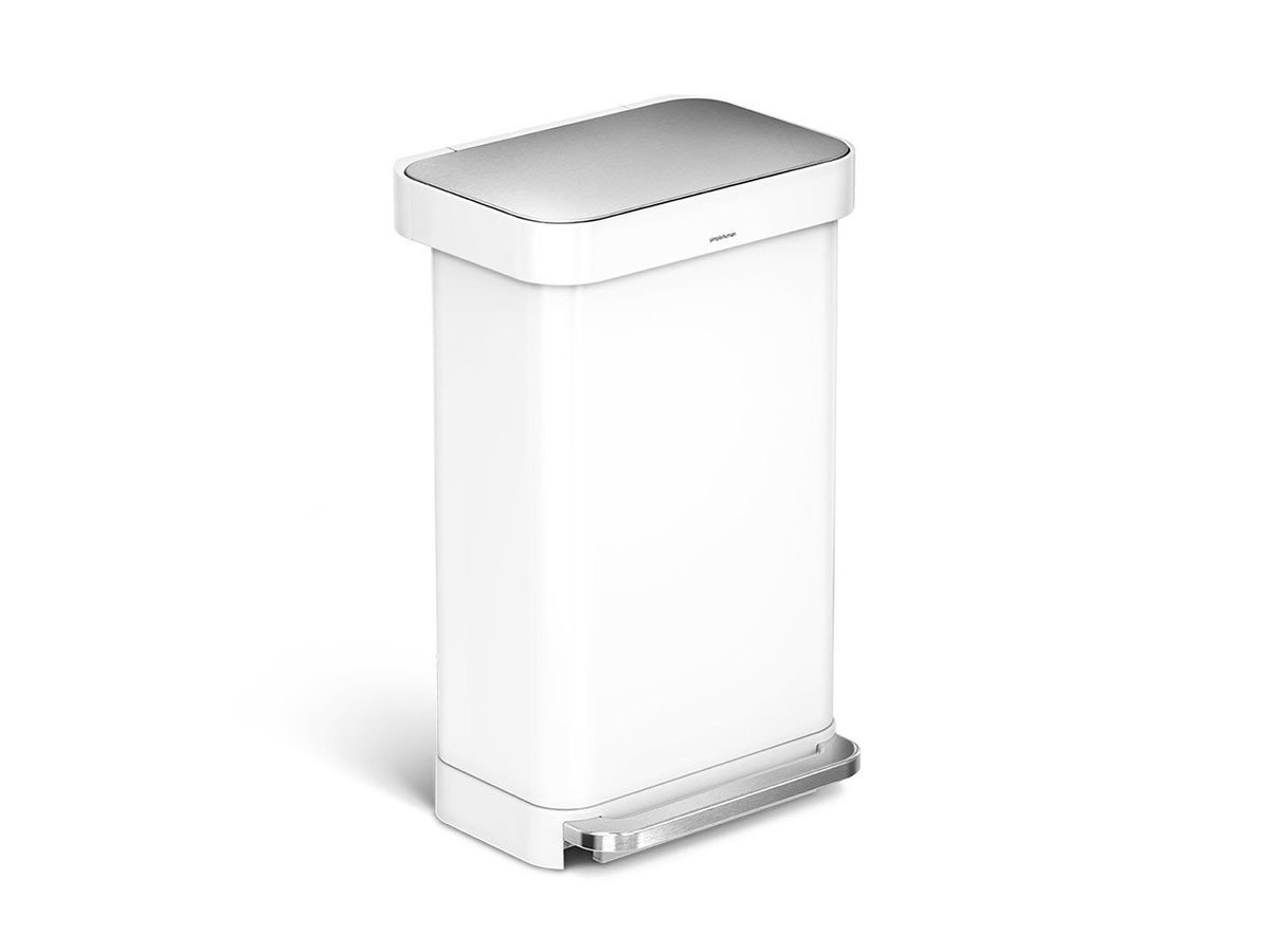 【シンプルヒューマン/SIMPLEHUMAN / GOODS】のSTEP CAN / ステップカン レクタンギュラー ステップダストボックス ライナーポケット付 45L 人気、トレンドファッション・服の通販 founy(ファニー) 　インナー　Innerwear　コーティング　Coating, Coated Finish　シルバー　Silver, Metallic Silver　ボックス　Boxy, Box Shape　ポケット　Pocket, Pocket Detail　ライナー　Liner, Inner Layer　送料無料　Free Shipping　ホーム・キャンプ・アウトドア・お取り寄せ　Home Living / Home & Lifestyle / Camping Gear / Outdoor Camping　家具・インテリア　Home Furniture & Interior. Stylish & Functional Living Spaces　その他 インテリア雑貨、家具　Home Decor & Furniture Extras　other-2|ID: prp329100001305878 ipo3291000000031515118