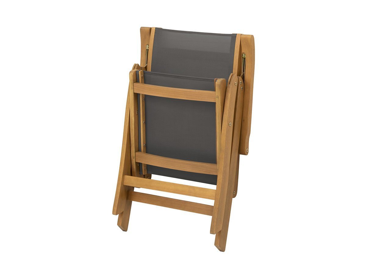 【ピエニュ/PIEDS NUS / GOODS】のMarrie Wood Reclining Chair / マリーウッド リクライニングチェアー インテリア・キッズ・メンズ・レディースファッション・服の通販 founy(ファニー) 　送料無料　Free Shipping　ガーデン　Garden　コンパクト　Compact　メッシュ　Mesh　折り畳み式です。|ID: prp329100001326489 ipo3291000000025320284