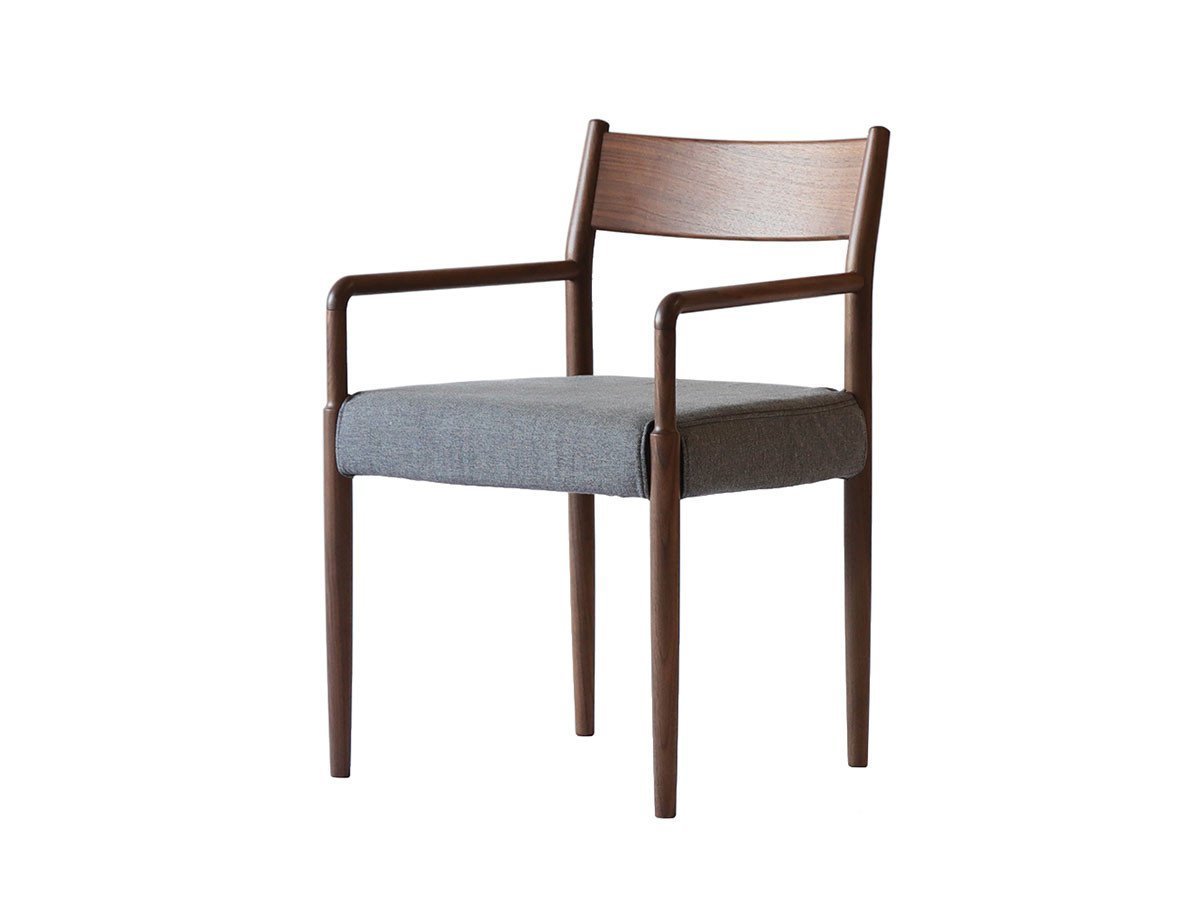 【イカサ/IKASAS / GOODS】のSUIPPO ARM CHAIR / スイッポ アームチェア インテリア・キッズ・メンズ・レディースファッション・服の通販 founy(ファニー) 　送料無料　Free Shipping　クール　Cool, Chic　スタンダード　Standard, Basic　軽量　Lightweight, Ultra Light　ホーム・キャンプ・アウトドア・お取り寄せ　Home Living / Home & Lifestyle / Camping Gear / Outdoor Camping　家具・インテリア　Home Furniture & Interior. Stylish & Functional Living Spaces　チェア・椅子　Seating & Chairs　ダイニングチェア・木製チェア　Dining Chairs　ホーム・キャンプ・アウトドア・お取り寄せ　Home Living / Home & Lifestyle / Camping Gear / Outdoor Camping　家具・インテリア　Home Furniture & Interior. Stylish & Functional Living Spaces　チェア・椅子　Seating & Chairs　アームチェア・アクセントチェア　Armchairs & Accent Chairs　フレーム:ウォルナット、張地:V64|ID: prp329100001335463 ipo3291000000030196019