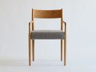 【イカサ/IKASAS / GOODS】のSUIPPO ARM CHAIR / スイッポ アームチェア フレーム:オーク、張地:V06|ID: prp329100001335463 ipo3291000000034566776