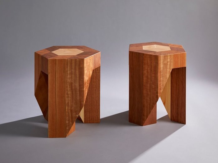【タメン/TAMEN / GOODS】のYosegi Pair Stool / 寄木 ペアスツール インテリア・キッズ・メンズ・レディースファッション・服の通販 founy(ファニー) https://founy.com/ 送料無料 Free Shipping テーブル Table, Dining Table ニューヨーク New York, NYC Style ホーム・キャンプ・アウトドア・お取り寄せ Home Living / Home & Lifestyle / Camping Gear / Outdoor Camping 家具・インテリア Home Furniture & Interior. Stylish & Functional Living Spaces チェア・椅子 Seating & Chairs スツール・バースツール Stools & Bar Stools |ID: prp329100001335466 ipo3291000000030196200