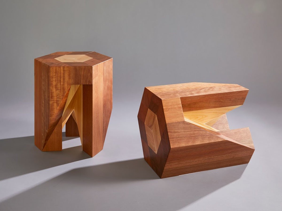 【タメン/TAMEN / GOODS】のYosegi Pair Stool / 寄木 ペアスツール 人気、トレンドファッション・服の通販 founy(ファニー) 　送料無料　Free Shipping　テーブル　Table, Dining Table　ニューヨーク　New York, NYC Style　ホーム・キャンプ・アウトドア・お取り寄せ　Home Living / Home & Lifestyle / Camping Gear / Outdoor Camping　家具・インテリア　Home Furniture & Interior. Stylish & Functional Living Spaces　チェア・椅子　Seating & Chairs　スツール・バースツール　Stools & Bar Stools　other-6|ID: prp329100001335466 ipo3291000000031517604