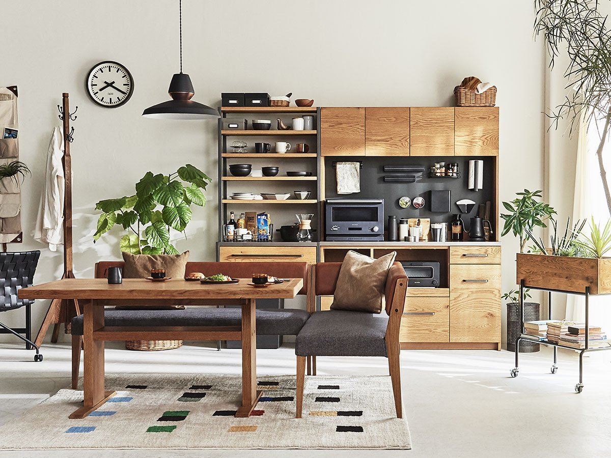 【イージーライフ/Easy Life / GOODS】のGALVA DINING BOARD / ガルバ ダイニングボード 幅140cm(オーク) インテリア・キッズ・メンズ・レディースファッション・服の通販 founy(ファニー) 　マグネット　Magnet, Magnetic Closure　おすすめ　Recommended / Our Picks　ホーム・キャンプ・アウトドア・お取り寄せ　Home Living / Home & Lifestyle / Camping Gear / Outdoor Camping　キッチン・ダイニング　Kitchen & Dining Essentials. Stylish & Functional Tableware　キッチン収納　Kitchen Storage　キッチン収納・食器棚・レンジ台　Kitchen Cabinet　ホーム・キャンプ・アウトドア・お取り寄せ　Home Living / Home & Lifestyle / Camping Gear / Outdoor Camping　キッチン・ダイニング　Kitchen & Dining Essentials. Stylish & Functional Tableware　キッチン家電・キッチン用品　Kitchen Appliances & Tools　マグカップ・カップ&ソーサー・陶器食器　Mugs / Cups and Saucers / Ceramic Drinkware　「アトランダム ユニットシェルフ」と組み合わせたイメージ|ID: prp329100001343537 ipo3291000000033331242