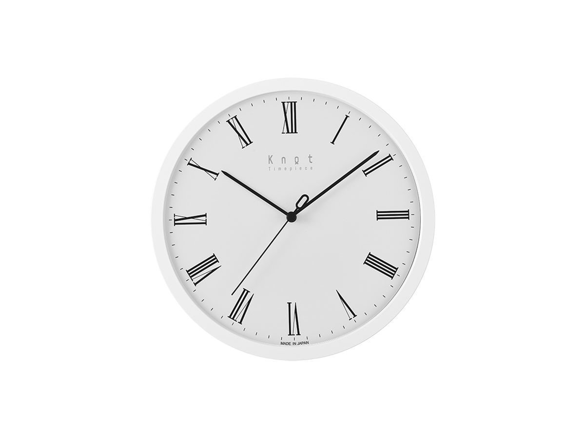 【ノット/Knot / GOODS】のClock Roman / クロック ローマン インテリア・キッズ・メンズ・レディースファッション・服の通販 founy(ファニー) 　エレガント 上品　Elegant　腕時計　Watch　ガラス　Glass　クラシック　Classic　シンプル　Simple　時計　Clock　人気　Popularity　フレーム　Flame　モチーフ　Motif　送料無料　Free Shipping　日本製　Made In Japan　ホーム・キャンプ・アウトドア・お取り寄せ　Home,Garden,Outdoor,Camping Gear　家具・インテリア　Furniture　その他 インテリア雑貨、家具　Furniture, Interior, Others　文字盤:ホワイト、フレーム:ホワイト|ID: prp329100001343555 ipo3291000000030195091