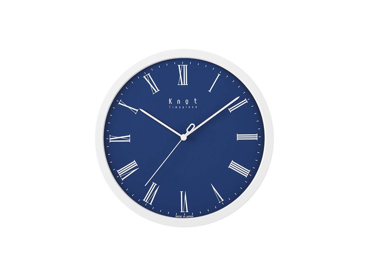 【ノット/Knot / GOODS】のClock Roman / クロック ローマン インテリア・キッズ・メンズ・レディースファッション・服の通販 founy(ファニー) 　エレガント 上品　Elegant　腕時計　Watch　ガラス　Glass　クラシック　Classic　シンプル　Simple　時計　Clock　人気　Popularity　フレーム　Flame　モチーフ　Motif　送料無料　Free Shipping　日本製　Made In Japan　ホーム・キャンプ・アウトドア・お取り寄せ　Home,Garden,Outdoor,Camping Gear　家具・インテリア　Furniture　その他 インテリア雑貨、家具　Furniture, Interior, Others　文字盤:ブルー、フレーム:ホワイト|ID: prp329100001343555 ipo3291000000030195163